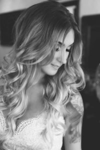 black and white wedding