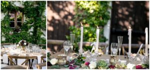 The Villa San Juan Capistrano wedding tapered candles