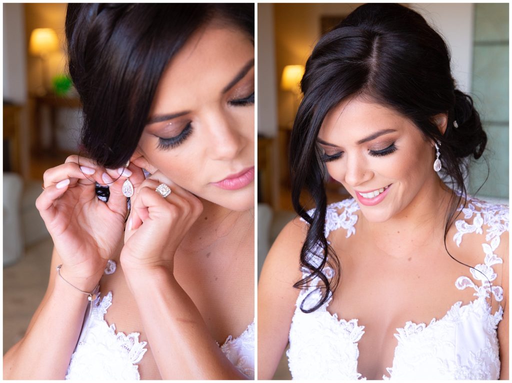 pelican hill resort wedding, getting ready